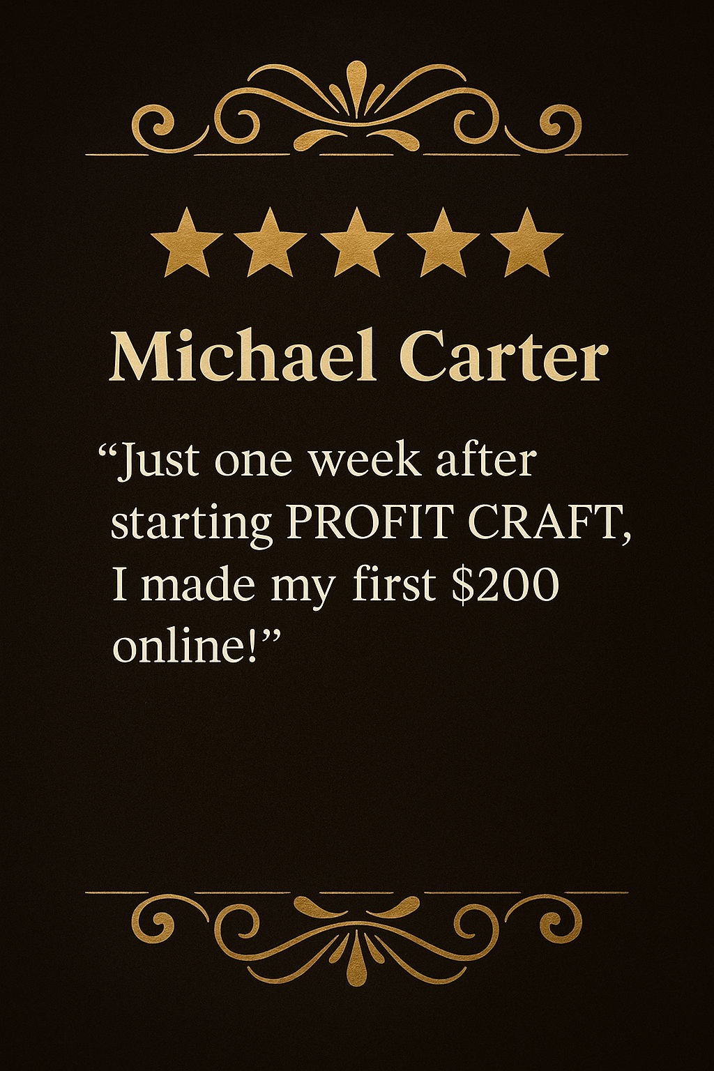 PROFIT CRAFT – Start Your Journey to Financial Freedom